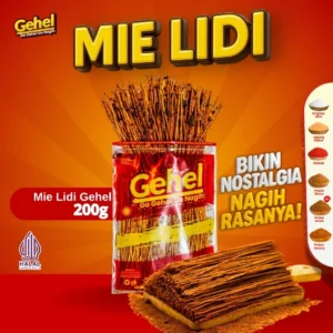 Gehel Mie Lidi Pedas Nikmat 200gr - Makanan Ringan,Cemilan,Jajanan Nostalgia