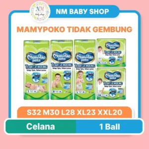 MAMYPOKO PANTS TIDAK GEMBUNG SLIM M30 L28 XL26 CELANA M 30 L 28 XL 26 MAMY POKO POPOK BAYI