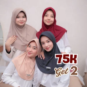 Tiebymin - Tyana Bergo Oval Syar'i Ukuran S