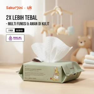 Sakumini Tisu Basah untuk Bayi Wet Tissue Baby Wipes 20 Pcs