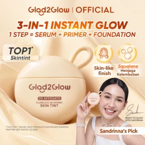 Glad2Glow FLAWLESS BLURRING SKIN TINT 30G Concealer Foundation Bedak padat Make up