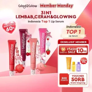 Glad2Glow BRIGHTENING LIP SERUM ×GGBaby Special Edition