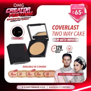 OMG Oh My Glam Coverlast Two Way Cake TWC 12 g
