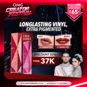 OMG OH MY GLAM Colorlast Lip Vinyl 2.5 g