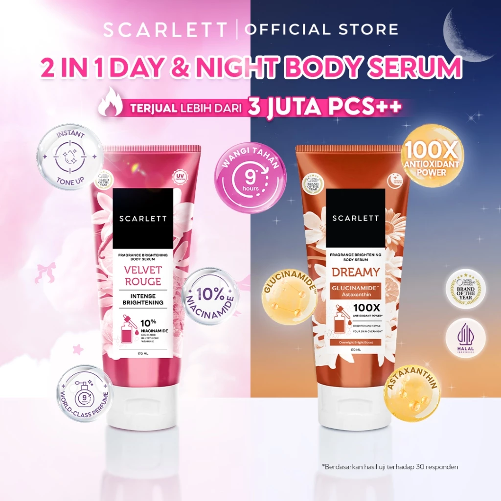 SCARLETT 10% NIACINAMIDE Fragrance Brightening Body Serum