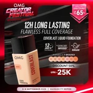 OMG Oh My Glam Coverlast Liquid Foundation