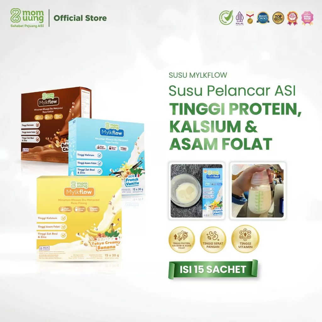 Mom Uung Susu Mylkflow 15 Sachet