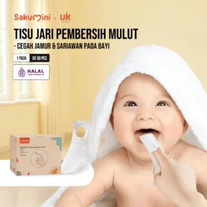 Sakumini Oral Cleaner Finger Wipes Pembersih Lidah Gigi Mulut Bayi
