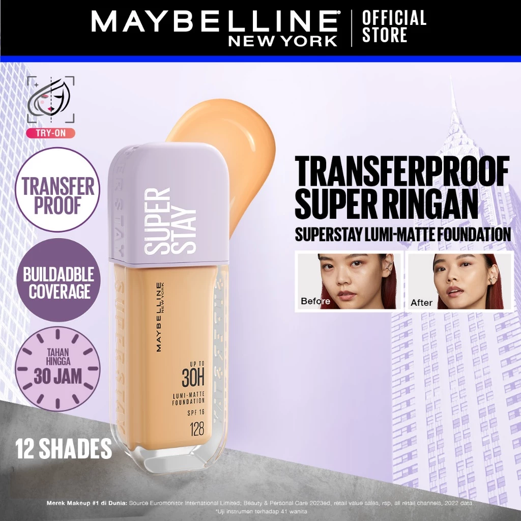 Maybelline Superstay Lumi Matte Liquid Foundation